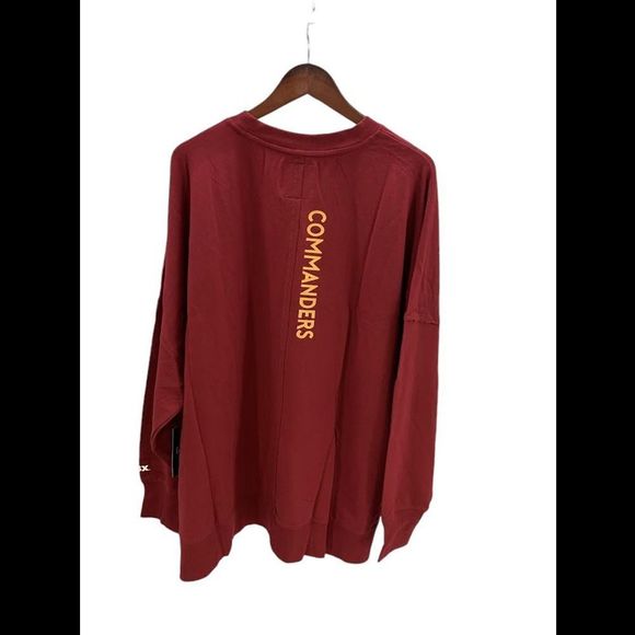 MSX by Michael Strahan for NFL Women's Long Sleeve Pullover Commanders - Regular - Picture 2 of 2